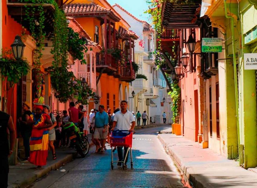 Imagen de una calle de Cartagena